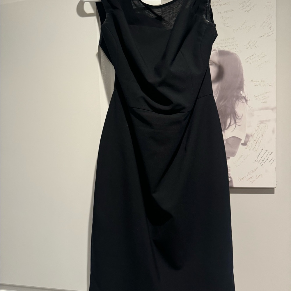 Banana Republic Elegant Black Midi Dress